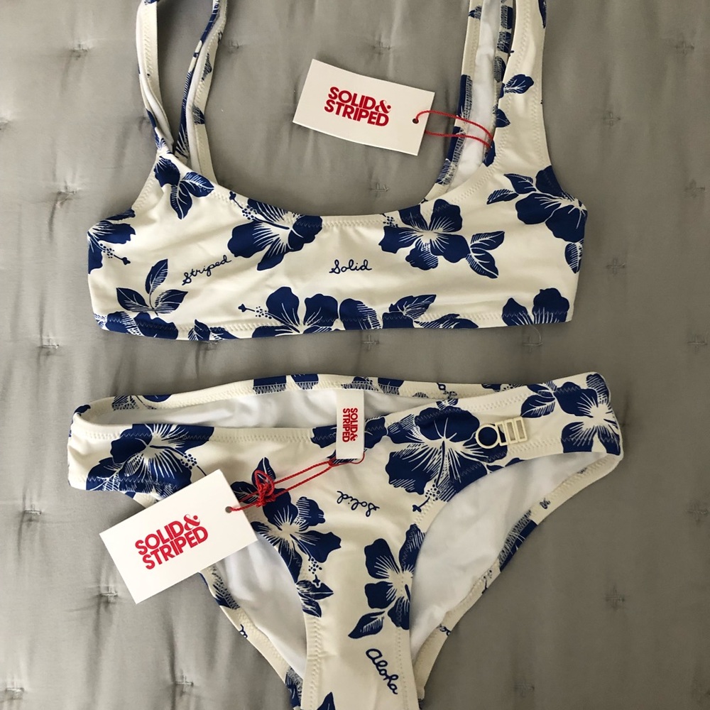 NWT Solid & Striped Elle Top & Bottoms in Aloha XS